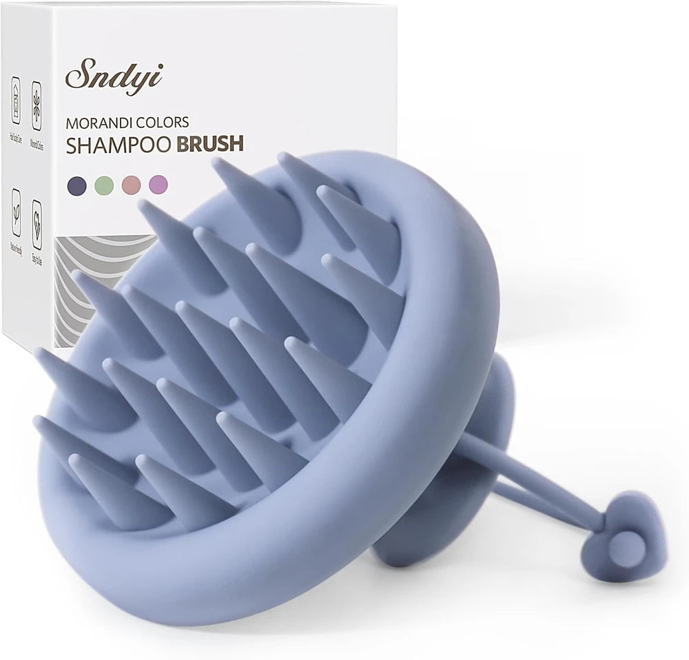 Silicone Scalp Massager Shampoo Brush
