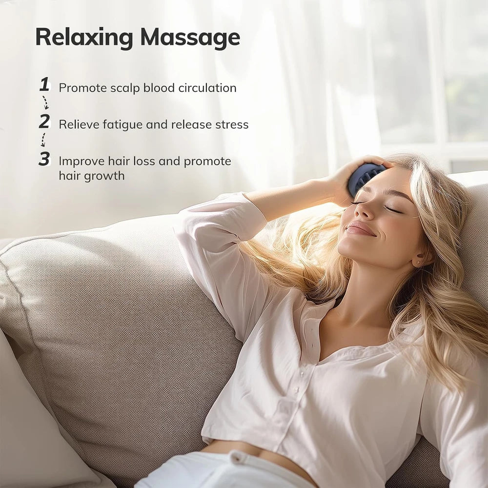 Silicone Scalp Massager Shampoo Brush