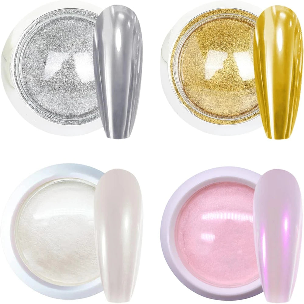 Chrome Nail Powder Set