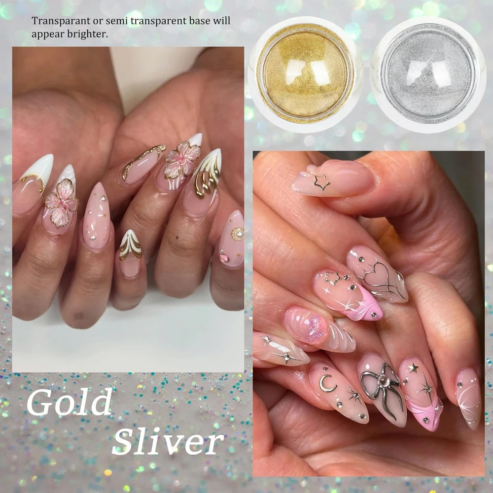 Chrome Nail Powder Set