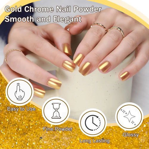 Chrome Nail Powder Set