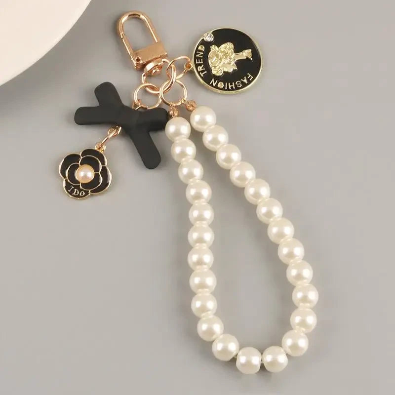 Bowknot Pearl Bag Charm