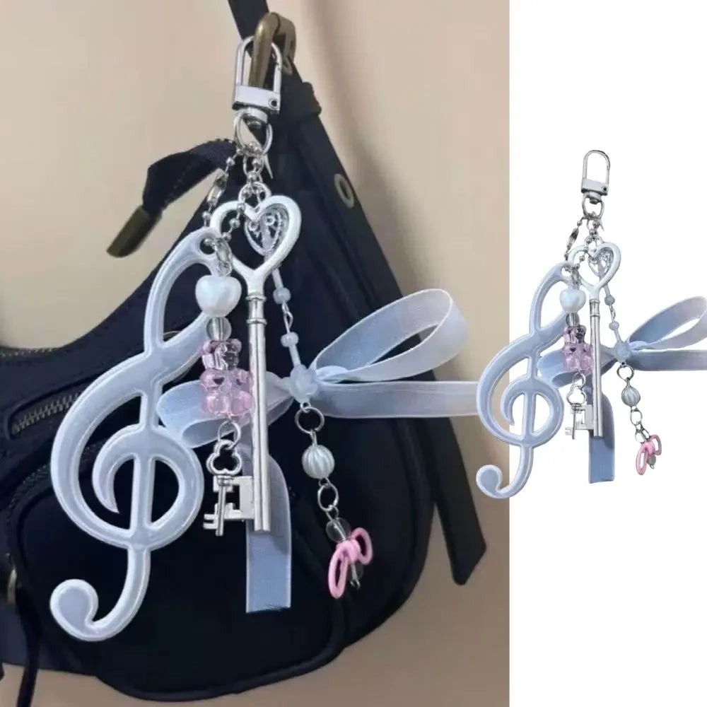 Bowknot Pearl Bag Charm