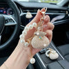 Refined Zircon Pearl Bag Charm