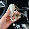 Refined Zircon Pearl Bag Charm