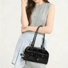 Black Y2K Hobo Shoulder Bag